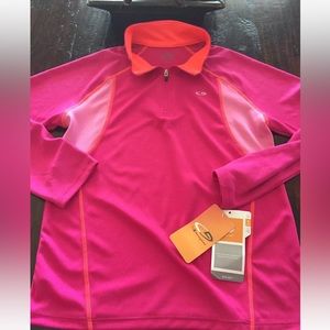 NWT Champion Girls Athletic Long Sleeve Duo Dry Top Size L